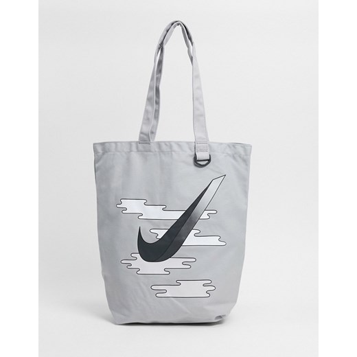 Nike – Heritage – Szara płócienna torba tote-Szary Nike No Size Asos Poland
