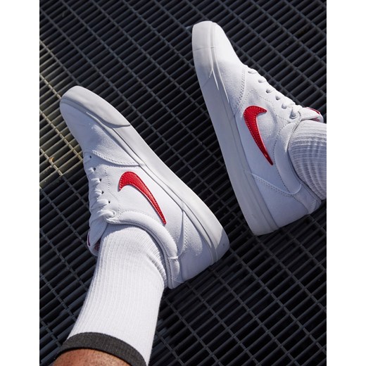 Nike SB Charge Canvas – Białe buty sportowe-Biały 41 Asos Poland