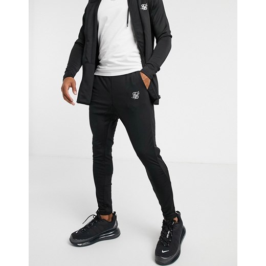 Siksilk – Czarne joggersy-Czarny Siksilk S Asos Poland