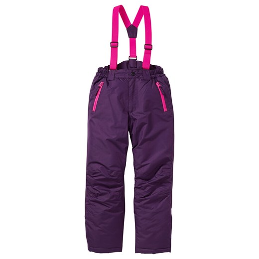 Spodnie dziewczęce narciarskie, nieprzemakalne i oddychające | bonprix Bonprix 170 bonprix
