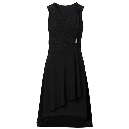Sukienka z dżerseju z aplikacją | bonprix Bonprix 36/38 okazyjna cena bonprix