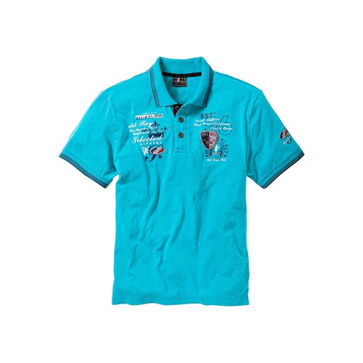 Shirt polo z efektownym zdobieniem | bonprix Bonprix 44/46 (S) bonprix