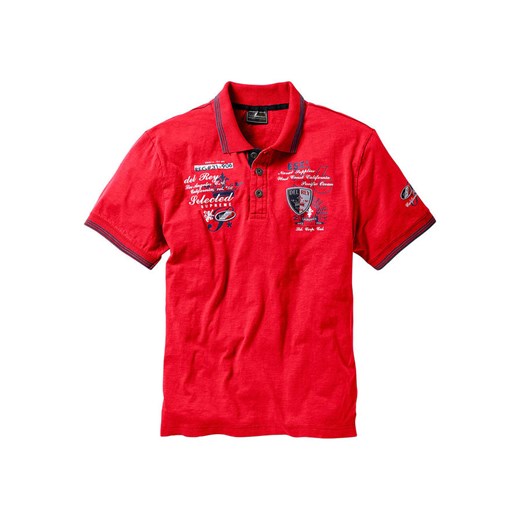 Shirt polo z efektownym zdobieniem | bonprix Bonprix 44/46 (S) bonprix