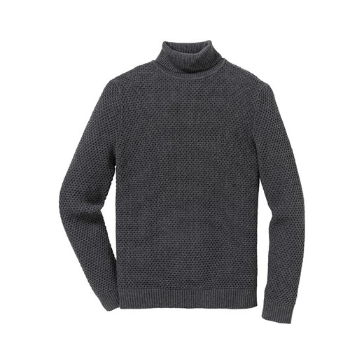 Sweter z golfem Regular Fit | bonprix Bonprix 68/70 (4XL) bonprix