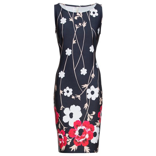 Sukienka ołówkowa w kwiatowy deseń | bonprix Bonprix 32/34 bonprix