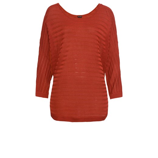 Sweter w ażurowy wzór | bonprix Bonprix 56/58 wyprzedaż bonprix