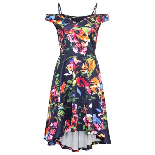 Sukienka cold-shoulder w kwiaty | bonprix Bonprix 44/46 bonprix