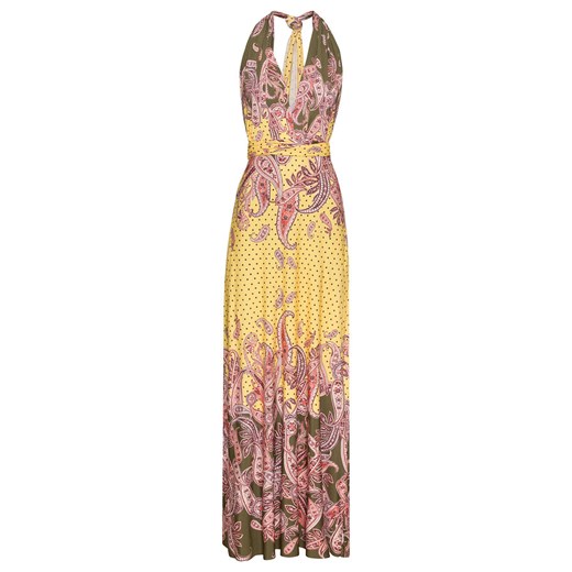 Długa sukienka w deseń paisley | bonprix Bonprix 32/34 bonprix