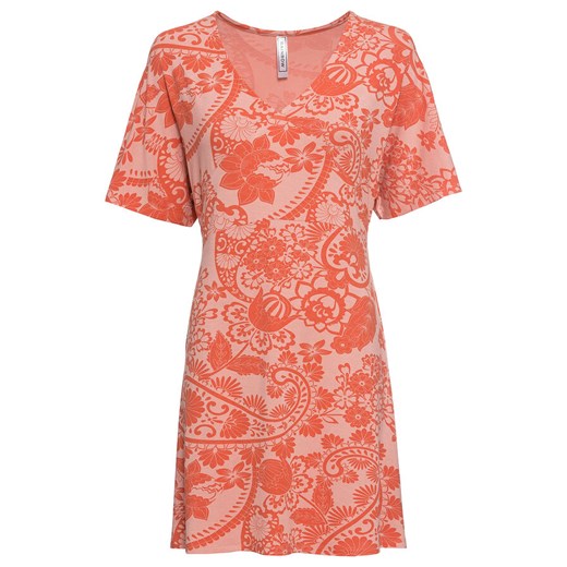 Sukienka shirtowa z dekoltem w serek | bonprix Bonprix 44/46 bonprix
