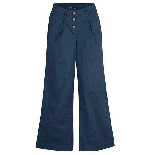 Spodnie culotte z ozdobnymi guzikami i wygodnym paskiem w talii | bonprix Bonprix 38 bonprix