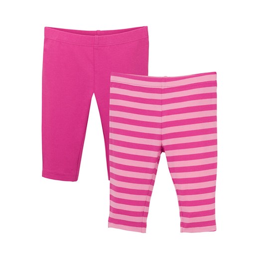Legginsy niemowlęce (2 pary), bawełna organiczna | bonprix Bonprix 92/98 bonprix