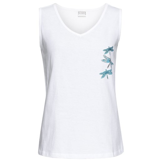 Top shirtowy z nadrukiem | bonprix Bonprix 40/42 bonprix
