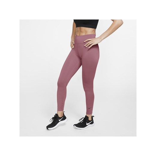 Spodnie damskie różowe Nike w sportowym stylu 