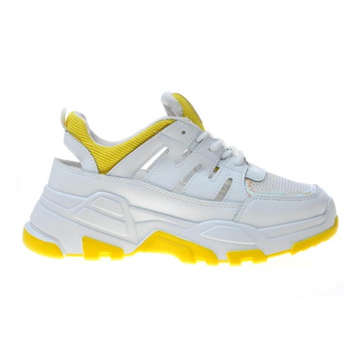 Sportowe buty damskie z wycięciami Yellow /D6-3 6126 S298/ Pantofelek24 40 okazja pantofelek24.pl