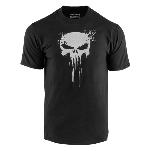 Koszulka T-Shirt TigerWood Punisher - srebrna Tigerwood L Militaria.pl