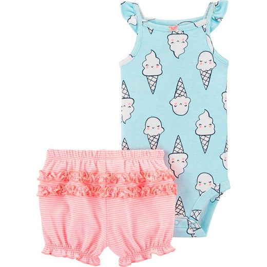 Odzież dla niemowląt Carter's w nadruki bawełniana dla dziewczynki 