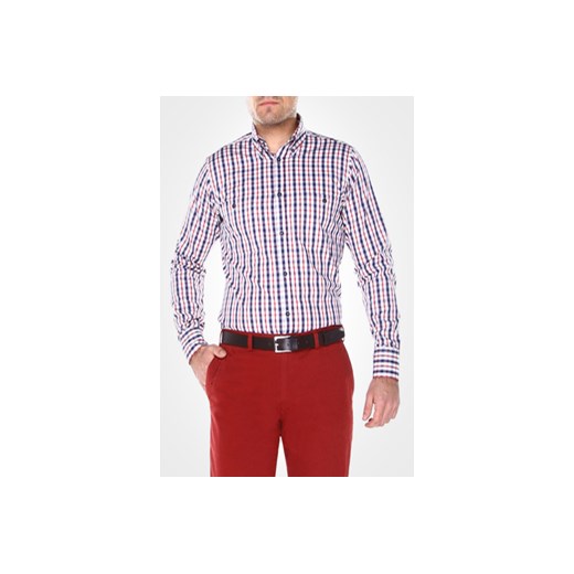 Koszula LUGO 1669 Slim Fit recman fioletowy dopasowane