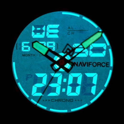 ZEGAREK MĘSKI NAVIFORCE - NF9093 (zn041a) - silver/white + BOX Naviforce uniwersalny timeup.pl