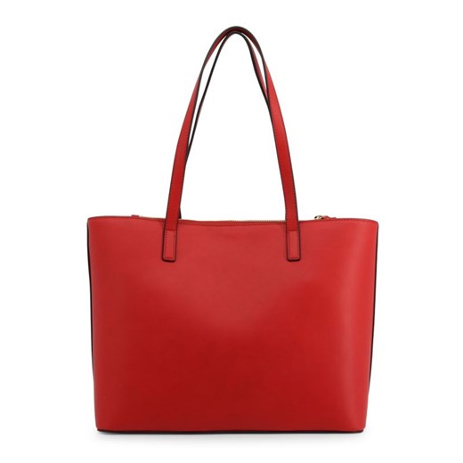Shopper bag czerwona Love Moschino bez dodatków 