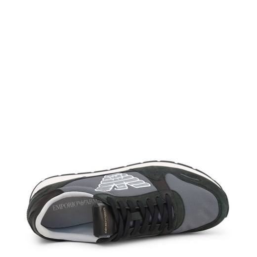 Buty sportowe męskie Emporio Armani skórzane sznurowane 