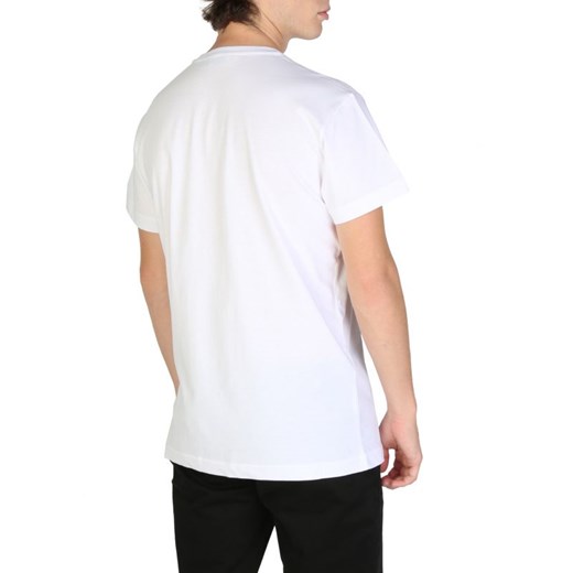 T-shirt męski Versace Jeans z krótkimi rękawami z napisami 