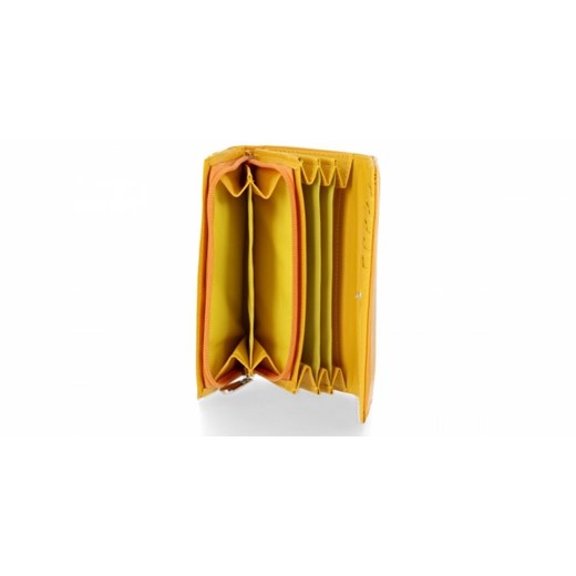 Uniwersalne Ponadczasowe Portfele Damskie firmy David Jones Żółty (kolory) David Jones PaniTorbalska
