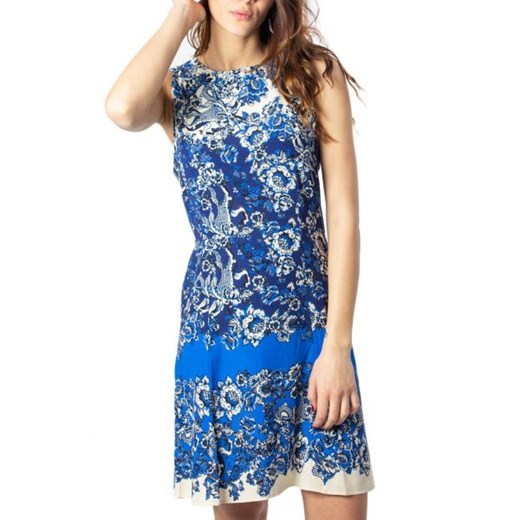 Desigual Sukienka Kobieta - WH7-Vest_Atenas_10 - Niebieski Desigual 42 Italian Collection Worldwide