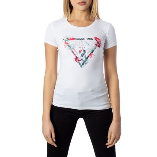 Guess T-shirt Kobieta - WH7-SS_CN_Lory_Tee_8 - Biały Guess M Italian Collection Worldwide