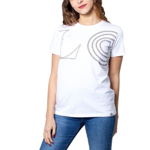 Desigual T-shirt Kobieta - WH7-Ts_Paris_8 - Biały Desigual XS Italian Collection Worldwide