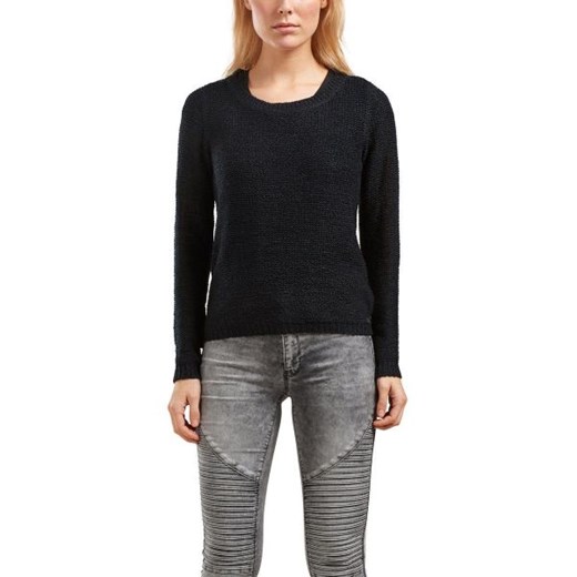 Sweter damski ONLY z okrągłym dekoltem Odzież Damska IZ czarny SLBN Sweter damski ONLY z okrągłym dekoltem Odzież Damska IZ czarny SLBN