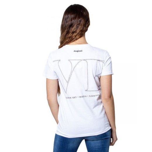 Desigual T-shirt Kobieta - WH7-Ts_Paris_8 - Biały Desigual S Italian Collection Worldwide