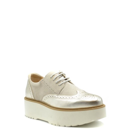 Hogan Kobieta Lace Ups Shoes - WH6-BC38433-EPT9775-beige - Beżowy Hogan 37.5 Italian Collection