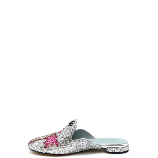 Chiara Ferragni Kobieta Slippers - WH6-BC38182-PT9704-argento - Srebrny Chiara Ferragni 36 Italian Collection