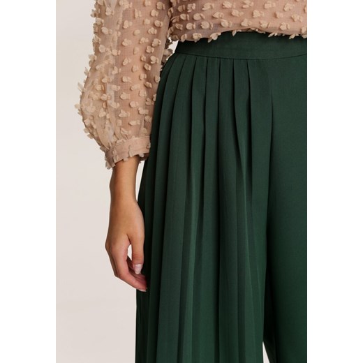Zielone Spodnie Culottes Sarnixi Renee M/L Renee odzież