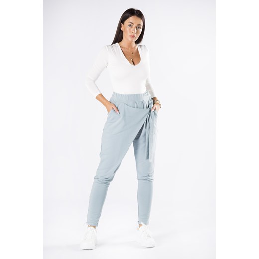 dresowe spodnie kopertowe baggy Ptakmoda.com L ptakmoda.com