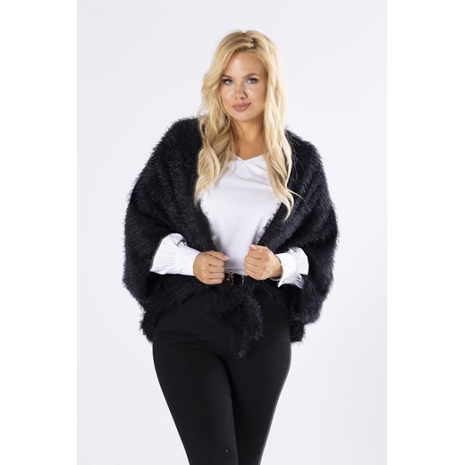 futrzana narzutka o nietoperzowym kroju Ptakmoda.com U ptakmoda.com