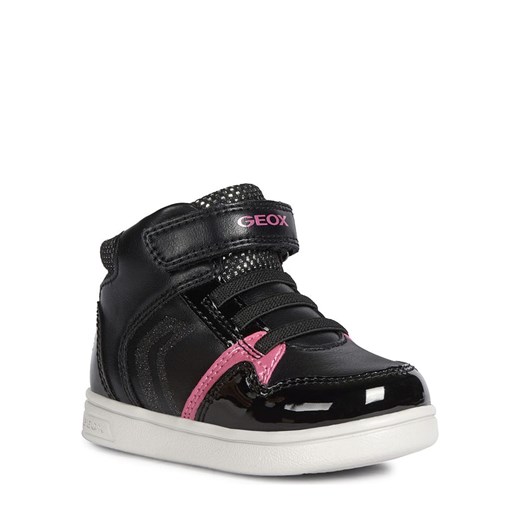 Sneakersy "Djrock" w kolorze czarno-różowym Geox 24 Limango Polska