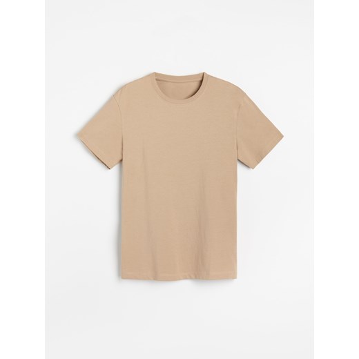Reserved - T-shirt basic z bawełny organicznej - Reserved XXL Reserved okazja