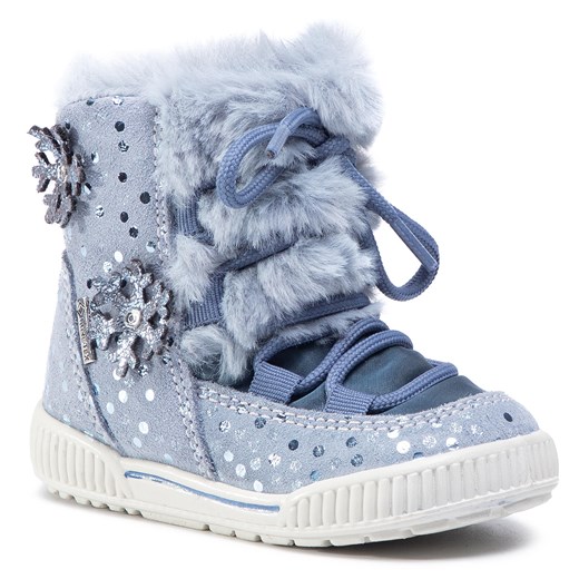 Buty zimowe dziecięce Primigi w grochy wiązane na zimę 