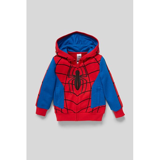 C&A Spider-Man-rozpinana bluza dresowa, Czerwony, Rozmiar: 92 134 C&A