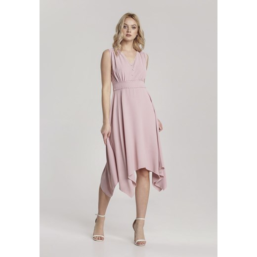 Różowa Sukienka Allunia Renee XL okazja Renee odzież