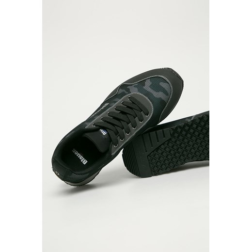 Buty sportowe męskie Blauer USA sznurowane czarne na jesień 