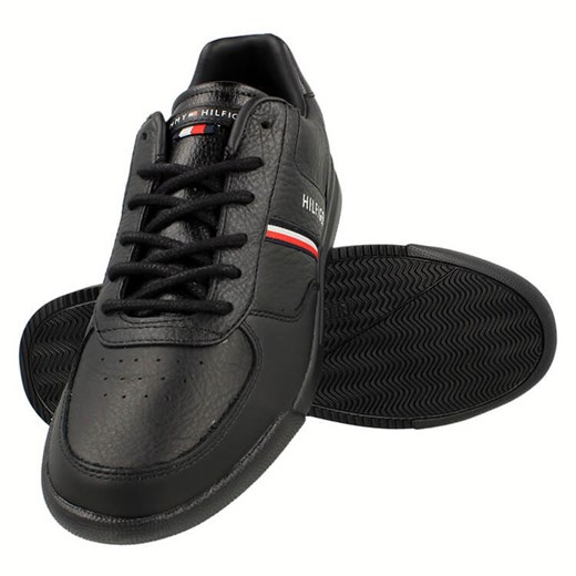 Tommy Hilfiger Lightweight Leather Mix Sneaker - Sneakersy męskie Tommy Hilfiger 43 okazja SquareShop
