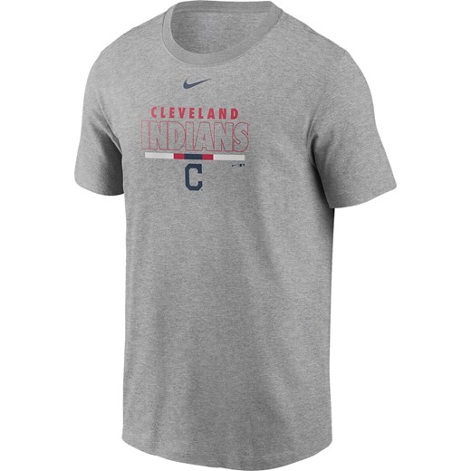 MLB - Nike - Cleveland Indians - T-Shirt - odcienie ciemnoszarego M EMP