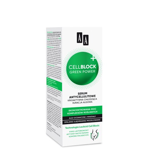 AA Cell Block Green Power aktywne serum antycellulitowe 200 ml Oceanic_sa Oceanic_SA