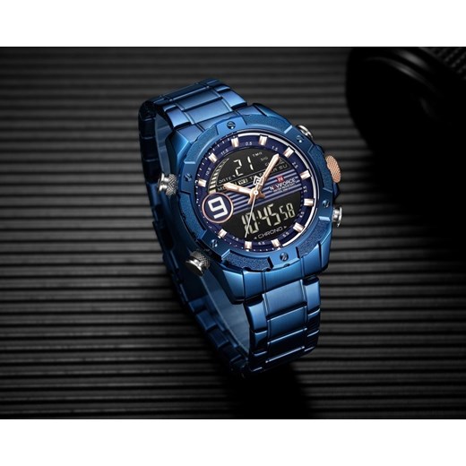 ZEGAREK MĘSKI NAVIFORCE - NF9146S (zn089e) - blue + BOX - Niebieski Naviforce TAYMA