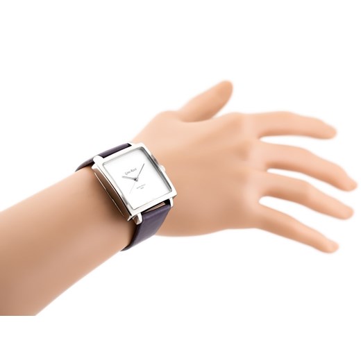 ZEGAREK DAMSKI GINO ROSSI - SIMPLY (zg501h) silver/violet + BOX - Srebrny || Fioletowy Gino Rossi TAYMA