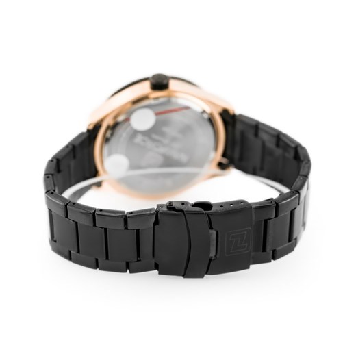 ZEGAREK MĘSKI NAVIFORCE - NF9102 (zn060d) - rosegold / black - Czarny Naviforce TAYMA