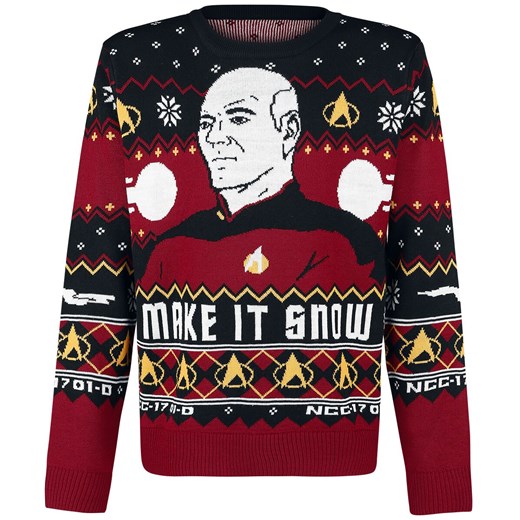 Star Trek - Make It Snow - Christmas jumper - wielokolorowy 5XL EMP