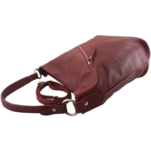 Barberini`s shopper bag matowa na ramię bez dodatków elegancka 